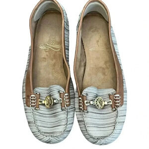 Aerosole Women's Stripped Loafer Size 9‎